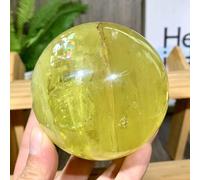 UYCUODLUY 1pc 6-7cm Citrine Crystal Ball - Spiritual Sphere for Home Office Decor, Birthday Gifts, Housewarming, 2025