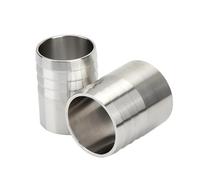 UYCUODLUY 1PC 89mm Hose x Butt Welding Connector SUS304 Stainless Steel Pipe Fitting Homebrew
