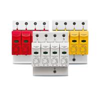 UYCUODLUY 1pc AC SPD 4P 275V 20-40kA House Surge Protector Protective Low-Voltage Arrester Device