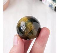 UYCUODLUY 1pc Blue Tiger Eye Stone Ball Polishing Crystal Sphere Gem Decorative Gift Ornaments