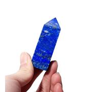 UYCUODLUY 1pc Lapis Lazuli Quartz Tetrahedral Column Gemstone Tower Crystal Home Decoration Ornaments