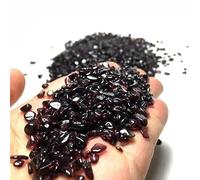 UYCUODLUY 200-210 g de Grava Arena Granate Rojo semipreciosa Pulida, Cristal Cuarzo Coleccionable, decoración for el hogar y jardín