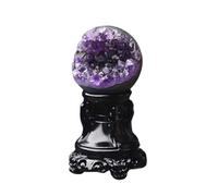 UYCUODLUY 50mm Amethyst Geode Cluster Ornaments Cornucopia Crystal Demagnetization Purification Feng Shui Pendulum