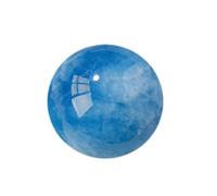 UYCUODLUY Aquamarine Crystal Ball Stone Polished Purification Play Home Office Desk Decoration Ornaments,55~58mm