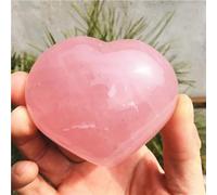 UYCUODLUY Beautiful Rose Crystal Heart Quartz Gemstone Heart-Shaped Crystals Gift 1pcs