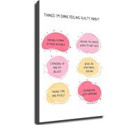UYCUODLUY Emotional Release Let Go of Guilt Poster Wall-Art for Living Room Bedroom Kitchen Decor(Unframed,12x18inch(30x45cm))