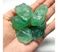 UYCUODLUY Green Fluorite Stone Quartz Crystal Rough Stones Home Decoration Or Ffish Tank Decor (Size : 190-200g (1pack))