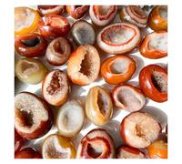 UYCUODLUY Huevo de cornalina - 1 Pieza 10-100 g Cristal Roca, Piedra Preciosa Moda