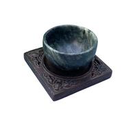 UYCUODLUY Juego de vajilla y Vino con Cuenco Cristal Ciruela, 1 Pieza, Piedras espirituales, Adornos Vivos