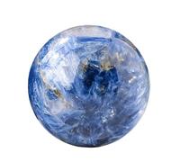 UYCUODLUY Kyanite Ball Crystal Ornaments Room Decor Gemstone Sphere Stones Collectible Stone Home Desktop Decoration,55~60mm
