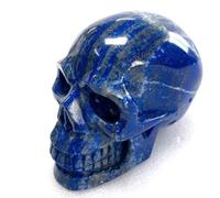 UYCUODLUY Lapis Lazuli Carved Crystal Skull (Size : 800-850g)