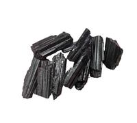 UYCUODLUY Lote de 100 g/Paquete 4-9 mm turmalina Negra en Bruto, Piedra Preciosa Cristal Cuarzo