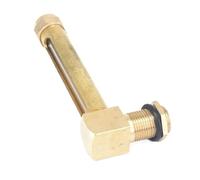 UYCUODLUY M16x1.5mm 80mm Brass Oil Liquid Level Indicator Sight Glass for Lathes Sump Gas Engine Electronic Starter Tractor -40 to 300 Degrees C