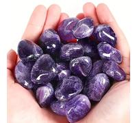 UYCUODLUY Piedras de Cristal Amatista Dream 190-200 g, Grava Pulida a Granel, for decoración macetas