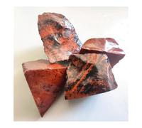 UYCUODLUY Piedras de obsidiana roja 100 g y 2-4 cm