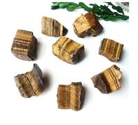 UYCUODLUY Piedras en Bruto de Ojo Tigre Amarillo 120 g