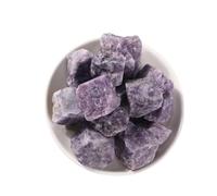 UYCUODLUY Rough Stones Assorted Crystals Amethyst Lepidolite for Candle Making Succulent for Plants Indoor Vase Filler,100g