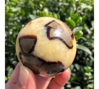 UYCUODLUY Septarium Stone Quartz Crystal Ball Home Decoration Cutting polishing 1pc Ornaments (Size : 5.5-6cm)