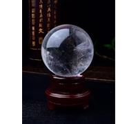 UYCUODLUY White Crystal Ball Ornaments Home Desk Mascot East China Sea Stone,40mm
