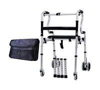 UYDJAKX Andador para discapacitados andador de 4 ruedas andador para ancianos ligero con asiento y bolsa de almacenamiento andador para ancianos andador ajustable B Star of Light