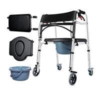 UYDJAKX Andadores para personas mayores, 4 ruedas, ligero, con asiento, andadores para personas mayores, ayuda de movilidad ajustable para discapacitados, estrella de luz C