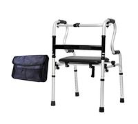 UYDJAKX Andadores para personas mayores, andadores ligeros para personas mayores, andador con ruedas para ancianos, ajustable, ayuda para discapacitados, andadores que ahorran espacio, C Star of Light