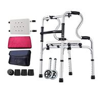 UYDJAKX Andadores para personas mayores, plegables, ligeros, andadores, altura ajustable, andador para discapacitados, andadores para personas mayores y discapacitadas, E Star of Light