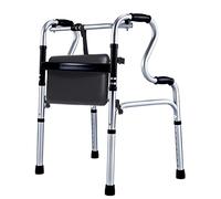 UYDJAKX Andadores plegables para personas mayores, ligeros, ajustables en altura, ayuda para discapacitados, andadores para personas mayores y discapacitadas, D Star of Light