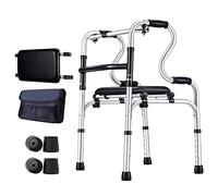 UYDJAKX Caminadores plegables para personas mayores ayuda a caminar estándar ligero y ajustable en altura, ayudas a personas con discapacidad, usuarios mayores y discapacitados, E Star of Light