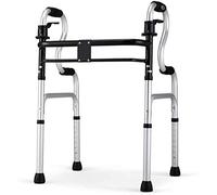 UYDJAKX Marco para caminar ligero y plegable para caminar ayuda para ancianos, altura ajustable, ayuda para la movilidad (color: A, tamaño: 56 x 14 x 77 cm) estrella de luz