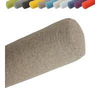 uyeoco Almohada Redonda Larga para Cama - Cojín Cilíndrico Suave con Soporte Lumbar Sofá y Dormir - para Soporte Lumbar Cabeza O Cervical(Camello,10x40)