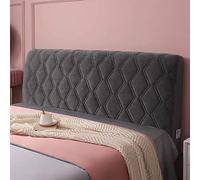 uyeoco Cabeceros De Cama Funda Cover Funda para Cabeceros De Cama De Tela Lado De La Cama, Cubierta A Prueba De Polvo Decoración del Dormitorio Lavable Cabeceros (Color : Grey, Size : 150cm)