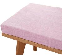 uyeoco Cojín de Banco Exterior 150x50 90x40 de Jardin Interiore Cojín para Asiento Silla, para Patio, Cocina, Comedor, Columpio, Lavable Cover, Antideslizante(Pink,110x40x3cm)