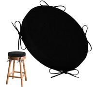 uyeoco Cojín Redondo Antideslizante para Silla con Correas Elásticas y Hebillas, Cojín Redondo para Taburete Alto, Cojín de Asiento Resistente para Hogar y Oficina(Color 2,33x5cm/13x2in)