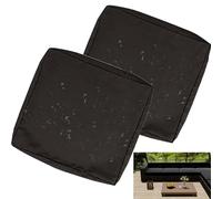 uyeoco Impermeable Exterior Funda de Cojín de Asiento de Sofá con Cremallera, Funda de cojín Impermeable para Sillas, Sofás y Muebles de Ratán en Patios y Jardines(R4,60x55x10cm(2pc))