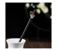 UYFRD 1 horquilla de madera para el pelo estilo chino con borla elegante para mujer, accesorios para el pelo vintage (8)