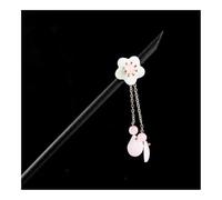 UYFRD 1 horquilla de madera para el pelo estilo chino con borla elegante para mujer, accesorios para el pelo vintage (9)