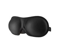 UYFRD 1 máscara de dormir 3D natural para dormir, cubierta de sombra de ojos, parche de ojos para mujeres y hombres, suave y portátil, parche de viaje (negro, 1 unidad)