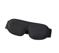 UYFRD 1 máscara de ojos 3D para dormir, máscara de sueño con bloqueo de luces para hombres y mujeres, cubierta de espuma viscoelástica para viajes, siesta, sueño nocturno, color negro