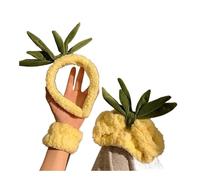 UYFRD 2 juegos de diademas de piña amarilla de dibujos animados, coreanas, lindas bandas para el pelo, para lavar la cara, dulce y simple, pinza de pelo a presión, cabeza antideslizante