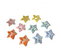 UYFRD 3/10/12 pinzas para el pelo con estrellas coloridas Y2K para mujer, horquillas laterales de estrella para el pelo, accesorios para el cabello para niños (caqui oscuro)