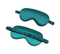 UYFRD Antifaz para dormir de seda sintética para mujer, portátil, para viajes, siesta, para dormir, máscara de noche (verde oscuro, 3 unidades)