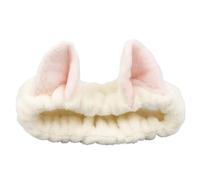 UYFRD Bonitas diademas de orejas de gato para mujeres y niñas, diademas de spa de forro polar coral, para maquillaje, lavado facial, accesorios para el cuidado de la piel (crema)