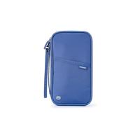 UYFRD Cartera de viaje para pasaporte familiar, impermeable, organizador de documentos, accesorios de viaje, bolsa de documentos, tarjetero, Blue, Talla única
