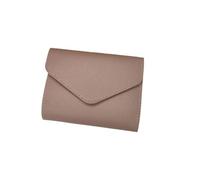 UYFRD Carteras para mujer con cierre pequeño para tarjetas de crédito de piel sintética, monedero femenino, monedero corto para mujer, morado claro, 1 pieza