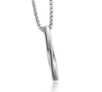 UYFRD Collar largo de moda con colgante geométrico de cadena larga para hombre, joyería personalizada para regalo de aniversario, talla única, Ágata