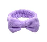 UYFRD Diademas de lazo sólido para mujer, forro polar coral, maquillaje, spa, lavado facial, turbante para la cabeza, toalla para el pelo, accesorios para la cabeza (I)
