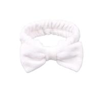 UYFRD Diademas de lazo sólido para mujer, forro polar coral, maquillaje, spa, lavado facial, turbante para la cabeza, toalla para el pelo, accesorios para la cabeza (A)