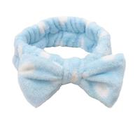 UYFRD Diademas de lazo suave para spa, yoga, color sólido, forro polar coral, bandas elásticas para el cabello, para mujer, para lavar la cara, bonitos accesorios de maquillaje (A1)