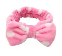 UYFRD Diademas de lazo suave para spa, yoga, color sólido, forro polar coral, bandas elásticas para el cabello, para mujer, para lavar la cara, bonitos accesorios de maquillaje (A3)